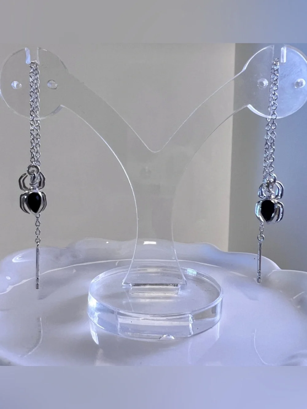 Krush Kandy Sterling Silver 925 Onyx Halloween theme Earrings and Pendant charm - Picture 11 of 11